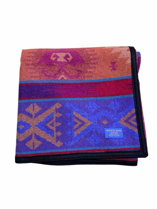Pendleton Other - Pendleton Westland Wool Throw 60X60 Vintage Multicolor Geometric Southwestern